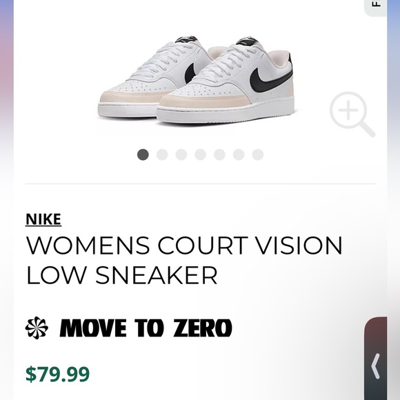 SOLD - Nike Court Vision Low Next Nature Women's Sneaker, Size 11🤍 - Picture 3 of 10